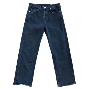 Rag & Bone Maya High Rise Ankle Straight black jeans New York